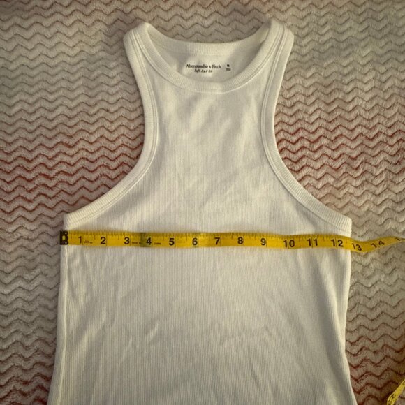Abercrombie & Fitch Soft Ribbed White Bodysuit - Size Medium - Picture 5 of 10
